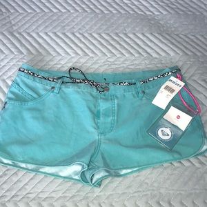 Roxy teal shorts